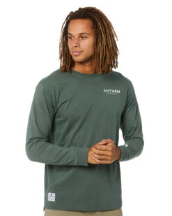 Big Icon LS Tee - Smokey Green