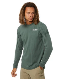 Big Icon LS Tee - Smokey Green -Cheap Bisley || CATerpillar || UNIT Store t0202 gre01 3