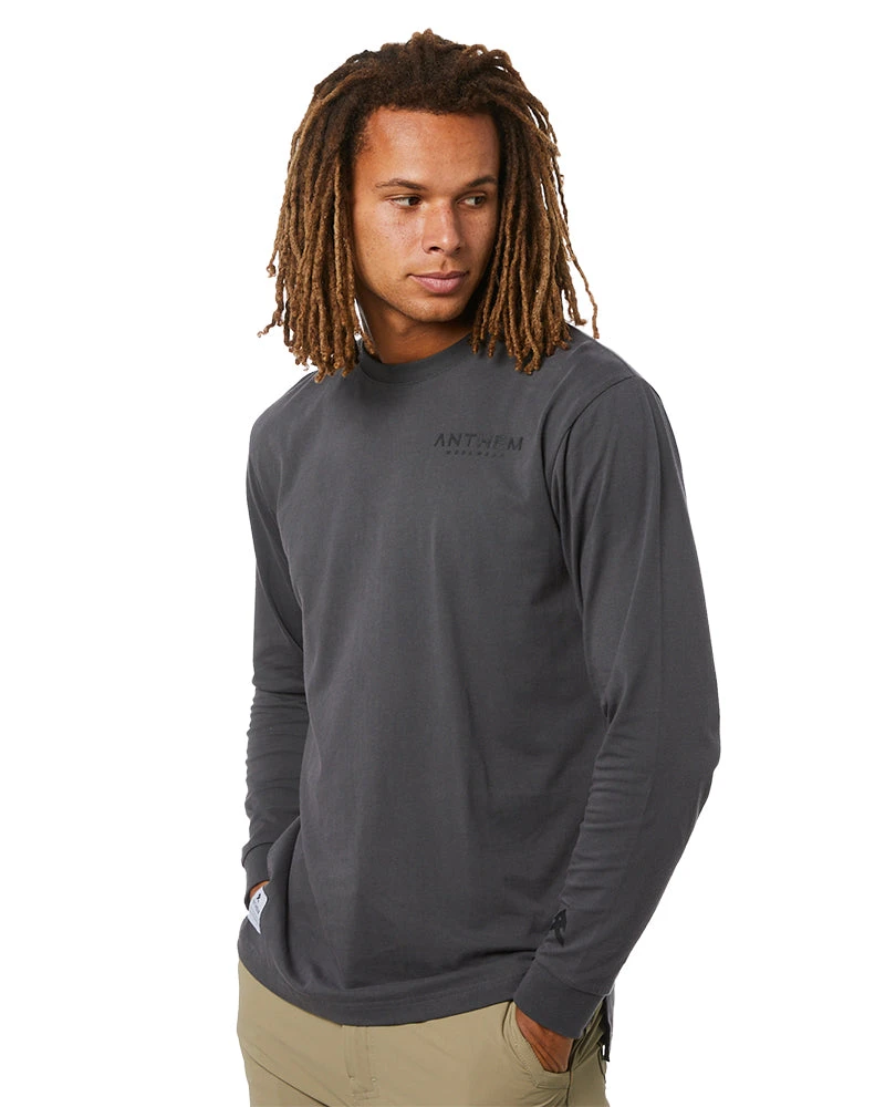 Big Icon LS Tee - Washed Black 4 Big Icon LS Tee - Washed Black - Image 2