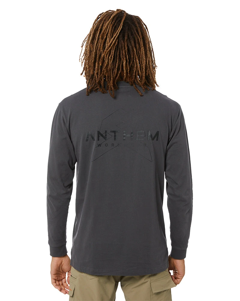 Big Icon LS Tee - Washed Black 5 Big Icon LS Tee - Washed Black - Image 3