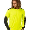 Performance LS Tee Hi Vis - Yellow -Cheap Bisley || CATerpillar || UNIT Store t1001 yel01 1