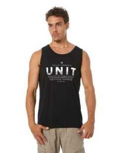 UNIT Bermuda Singlet - Black