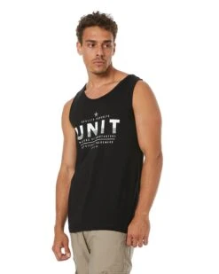 UNIT Bermuda Singlet - Black -Cheap Bisley || CATerpillar || UNIT Store unit 222139001 black 3
