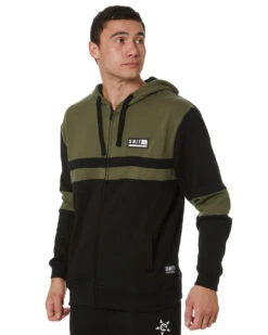 UNIT Plaza Fleece Hoodie - Military -Cheap Bisley || CATerpillar || UNIT Store unit 223115002 military 3