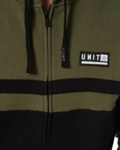 UNIT Plaza Fleece Hoodie - Military -Cheap Bisley || CATerpillar || UNIT Store unit 223115002 military 5