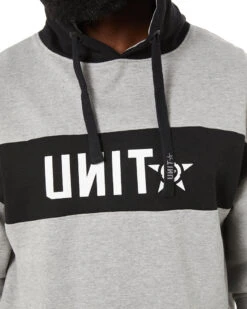 UNIT Climp Fleece Hoodie - Grey Marle -Cheap Bisley || CATerpillar || UNIT Store unit 223115009 grey marle 5