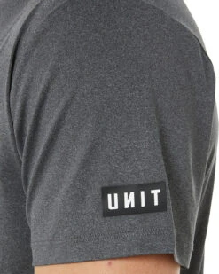 UNIT Elite Flex SS Tee - Charcoal Heather Grey -Cheap Bisley || CATerpillar || UNIT Store unit 229110005 char heather 5