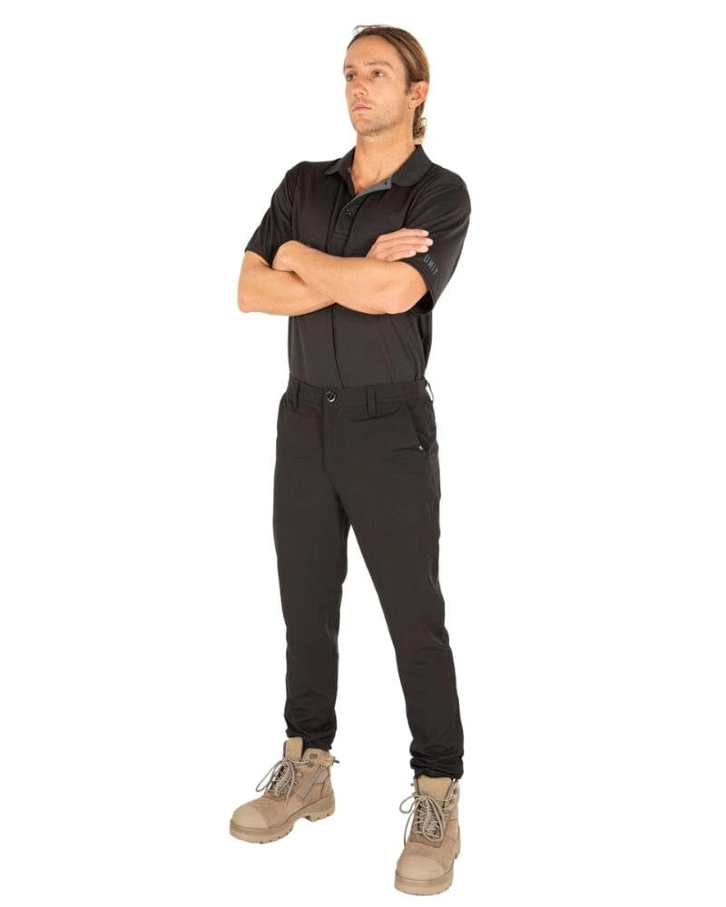 UNIT Flexlite Lightweight Stretch Work Pants - Black 4 UNIT Flexlite Lightweight Stretch Work Pants - Black - Image 2