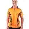 Charger Airwear Polo Shirt SS - Orange/Navy -Cheap Bisley || CATerpillar || UNIT Store visitec cvpas on m 1 4 1 1