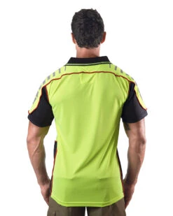 Chief Microfibre Polo Shirt SS - Yellow/Navy -Cheap Bisley || CATerpillar || UNIT Store visitec v1000 yn m 3 2 1 1 d1cd892e 83c3 4694 bb41 cb0c56b3396c