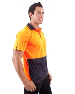 Original Microfibre Polo Shirt SS - Orange/Navy 9 Original Microfibre Polo Shirt SS - Orange/Navy -Cheap Bisley || CATerpillar || UNIT Store visitec vpms on m 4 4 1 1