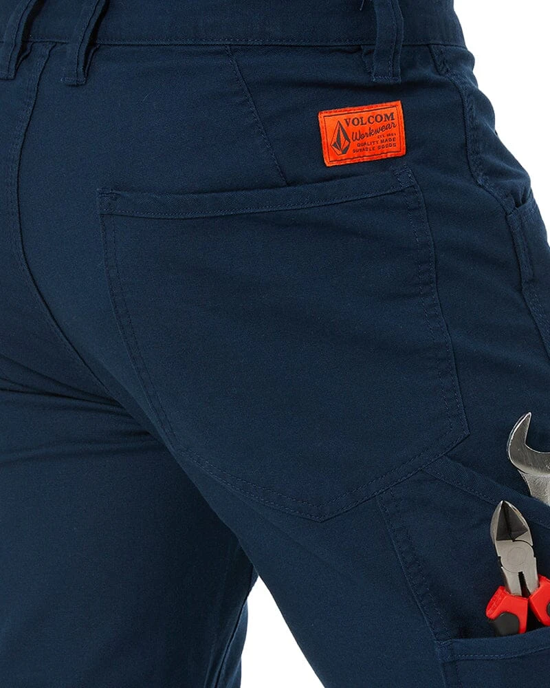 Volcom Caliper Work Pant - Navy 8 Volcom Caliper Work Pant - Navy - Image 6