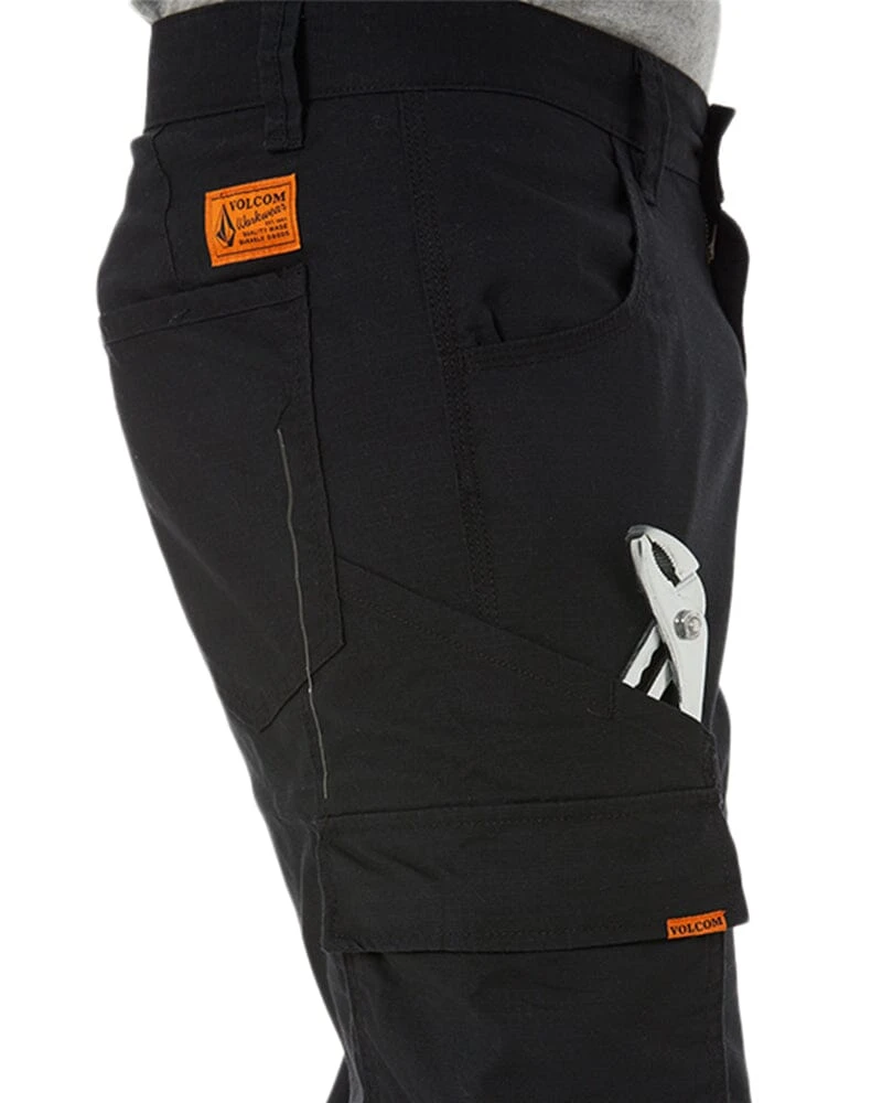 Volcom Meter Lightweight Cuff Pant - Black 8 Volcom Meter Lightweight Cuff Pant - Black - Image 6