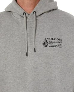 Volcom VWW Pullover Fleece Hoodie - Heather Grey 11 Volcom VWW Pullover Fleece Hoodie - Heather Grey -Cheap Bisley || CATerpillar || UNIT Store volcom a4102098 hgr 5