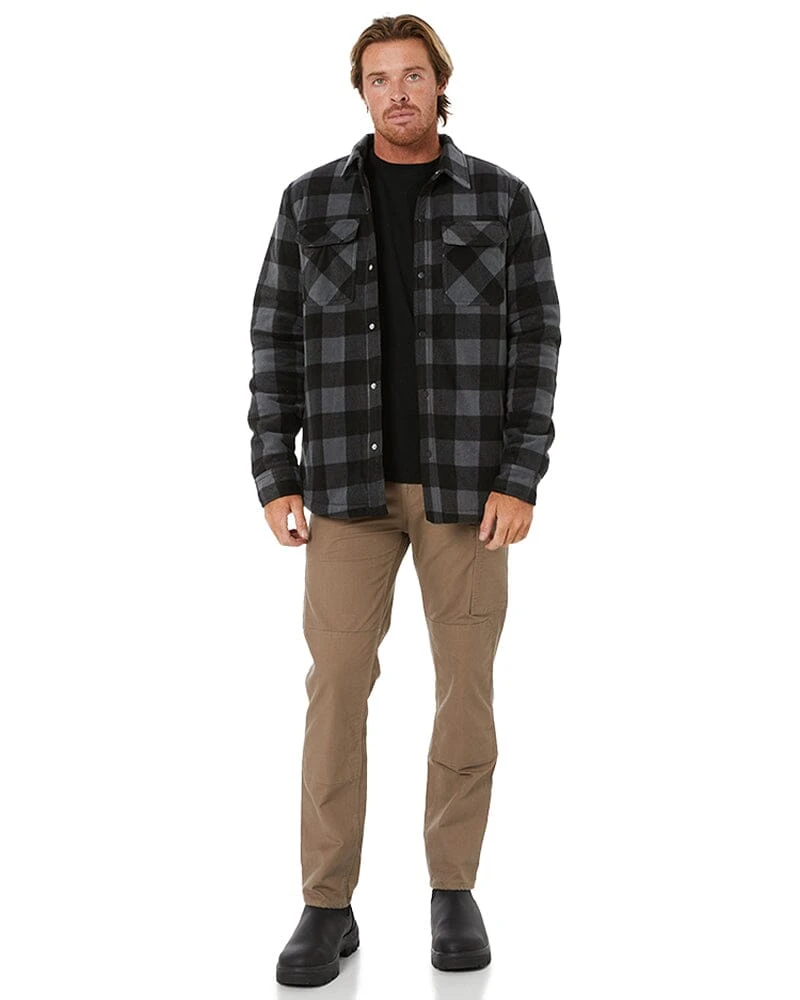 Volcom Bowered Fleece LS - Pewter 4 Volcom Bowered Fleece LS - Pewter - Image 2