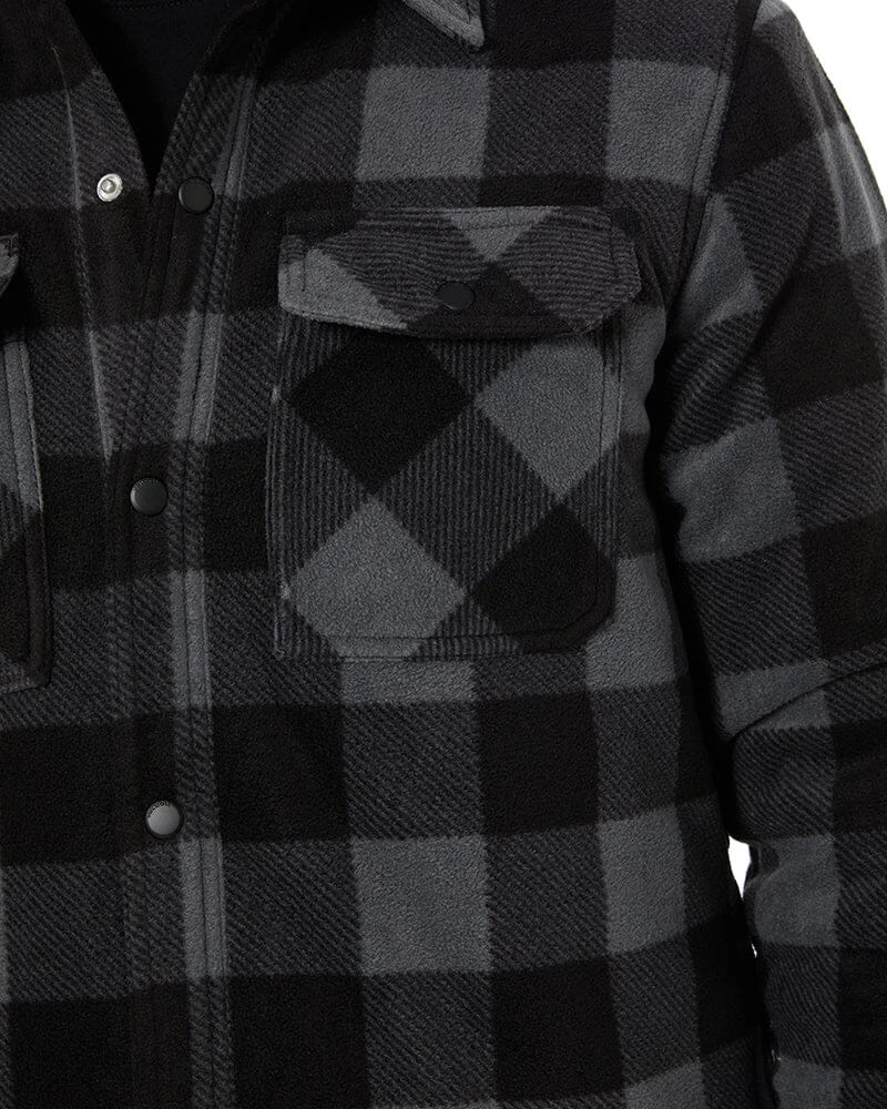 Volcom Bowered Fleece LS - Pewter 7 Volcom Bowered Fleece LS - Pewter - Image 5