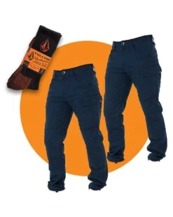Volcom Tradies Caliper Pant Twin Value Pack - Navy