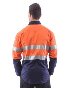 Hi Vis Taped Lightweight Cotton Shirt LS (3 Pack) - Orange/Navy 8 Hi Vis Taped Lightweight Cotton Shirt LS (3 Pack) - Orange/Navy -Cheap Bisley || CATerpillar || UNIT Store workit 2001 on m 3 2 1 1