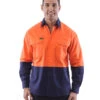 Hi Vis Cotton Drill Shirt LS (3 Pack) - Orange/Navy -Cheap Bisley || CATerpillar || UNIT Store workit 2003 on m 1 1 1 b9d17cf3 8c4a 4115 a2c9 1b0c5df20b0e
